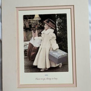 Vintage matted Gail Goodwin Photography print